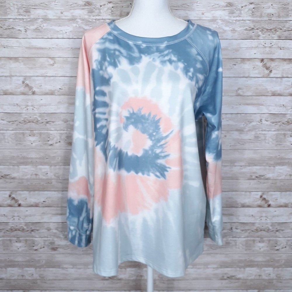 Wild Orchid Womens Sweatshirt L Tie Dye 441A